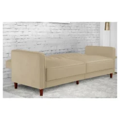 Isabella Tufted Transitional Futon - Room & Joy -Lush Living Store GUEST 97056dcc 71da 472e a0ff 9a618097da49