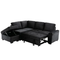 L-Shape Sleeper Sectional Sofa, Sofa Bed With Storage Ottoman & USB Charge-ModernLuxe -Lush Living Store GUEST 971edd6c 0af6 4462 8f6d 7917ab5a9f3b
