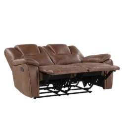 Katrine Manual Reclining Loveseat Brown - Steve Silver Co. -Lush Living Store GUEST 974e7231 dd73 448f 93ab c403d089b9ad