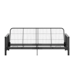 Full Anders Metal Arm Futon With 6" Microfiber Mattress - Room & Joy -Lush Living Store GUEST 97961731 bc65 4b27 80ca f3ab95dd5656