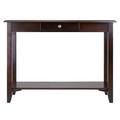 Nolan Console Table With Drawer Cappuccino - Winsome 4 Nolan Console Table With Drawer Cappuccino - Winsome - Image 2