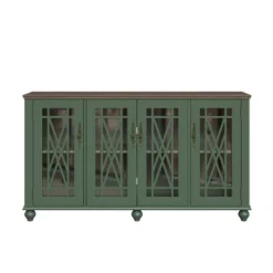 63" Vintage Storage Sideboard Buffet Accent Cabinet - Festivo -Lush Living Store GUEST 986fb4c9 9fa4 41a0 9851 e50d78372985
