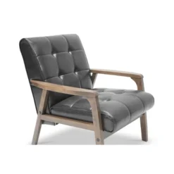 Mid-Century Masterpieces Club Chair Brown - Baxton Studio -Lush Living Store GUEST 98a4a78e 0590 4dab b32e aeb78c112455