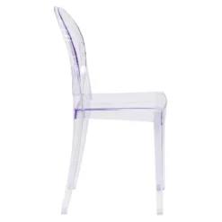 Emma And Oliver Ghost Side Chair In Transparent Crystal -Lush Living Store GUEST 98da6122 b86c 4399 805e 96ff777eb052