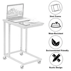 Costway Laptop Holder Sofa Side End MobileTable Multiple Stand Desk Notebook Beside Grey 18 Costway Laptop Holder Sofa Side End MobileTable Multiple Stand Desk Notebook Beside Grey -Lush Living Store GUEST 997660ba ef0b 4eb9 b305 dc1b5b124b20