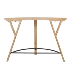 Modern Farmhouse Wood Console Table Brown - Olivia & May -Lush Living Store GUEST 9985eb42 ebbb 4554 bb1b 9447e2b917e4