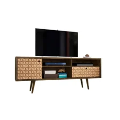 Liberty 3 Shelf And 1 Drawer TV Stand For TVs Up To 65" - Manhattan Comfort -Lush Living Store GUEST 9a552537 75f3 4294 8c32 b8b277dc35d7