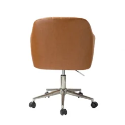 Luca Vegan Leather Height-adjustable Ergonomic Office Chair With Elegant Channel Design Task Chair| ARTFUL LIVING DESIGN -Lush Living Store GUEST 9a5ef59d 9913 43ad 992f e53f40ff9a5c