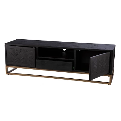 Dogafte Reclaimed Wood TV Stand For TVs Up To 63" Black - Aiden Lane 11 Dogafte Reclaimed Wood TV Stand For TVs Up To 63" Black - Aiden Lane - Image 9