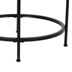 Flash Furniture Astoria Collection Round End Table - Modern Clear Glass Accent Table With Matte Black Frame 13 Flash Furniture Astoria Collection Round End Table - Modern Clear Glass Accent Table With Matte Black Frame -Lush Living Store GUEST 9bb40d3a 97db 4b48 a958 6e017f265f17