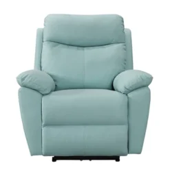 FC Design Modern Power Recliner Chair With USB Charging Port And Pillow Top Arms Palomino Fabric Single Seat Reclining Sofa -Lush Living Store GUEST 9bcd31ad 4374 4d54 a874 0ff69ba728eb
