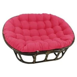 63"x45" Double Papasan With Twill Cushion - International Caravan -Lush Living Store GUEST 9be5b118 5e2c 4972 bf6a 0f68bd898f20