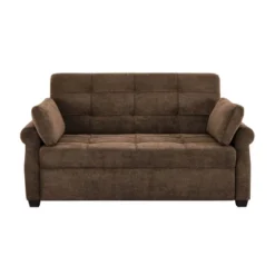 Hannah Convertible Futon Sleeper Sofa Brown - Serta -Lush Living Store GUEST 9ca41b31 03ad 4afd bb41 67cc51fd11b4