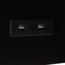 Portland Usb Side Table - Black - Safavieh -Lush Living Store GUEST 9d19b947 4346 4d59 90d4 2c489b3e1dad