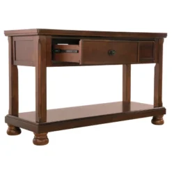 Porter Sofa-Console Table Rustic Brown - Signature Design By Ashley -Lush Living Store GUEST 9dc3a630 f3b0 4af2 bfcb 7c4860ca91d9