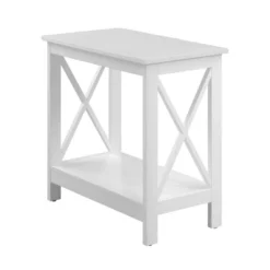 Oxford Chairside End Table With Shelf - Breighton Home -Lush Living Store GUEST 9e0afbbb e07e 417f 98fd 847345be91d4