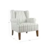 Emerson Rolled Arm Accent Chair - Homepop -Lush Living Store GUEST 9e270f9f 60a6 469e a4f0 73474b850ed9