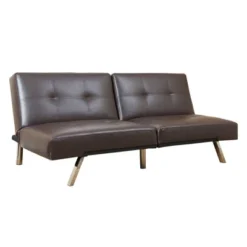 Mackenzie Leather Convertible Sofa - Abbyson Living -Lush Living Store GUEST 9e5d3c53 d0f8 4410 9c58 6c62989fbd1e