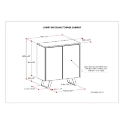 Mitchell Medium Storage Cabinet - WyndenHall -Lush Living Store GUEST 9e7675ce 67e1 49a5 9070 d34ed64f4e9f