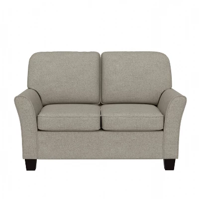 Lorena Upholstered Loveseat Greige - Hillsdale Furniture 6 Lorena Upholstered Loveseat Greige - Hillsdale Furniture - Image 4