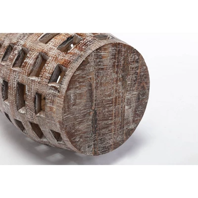 18" Hampton Side Table Weathered - Boraam 4 18" Hampton Side Table Weathered - Boraam - Image 2