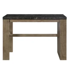 24" Charnell Console Table Marble/Oak Finish - Acme Furniture -Lush Living Store GUEST 9f9c4615 2b9e 42f6 8711 2add17420a8a