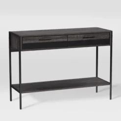 Joliet Entryway Table Gray/Black - CorLiving
