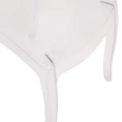 Emma And Oliver Set Of 4 Multifunctional Transparent Polycarbonate Resin Stacking Accent Chair With Extra Wide Seat For Vanity, Dining Room, Bedroom & Outdoor Events -Lush Living Store GUEST 9fe89789 6a8f 47d1 89c7 c4606b85fb9d