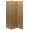 6' Cardboard Room Divider 3 Panel - Oriental Furniture -Lush Living Store GUEST a04ec6ba 21e1 489f 80fa 79d0f8def73a