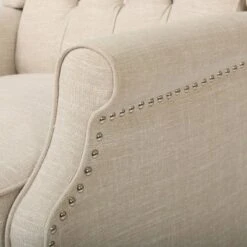 Set Of 2 Walter Contemporary Tufted Fabric Press-Back Recliners Beige - Christopher Knight Home -Lush Living Store GUEST a0c564a6 b836 472e 8dc9 642c0829753e