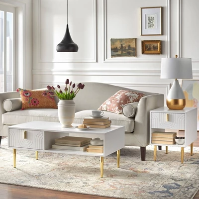 Tabaria Contemporary End Table With Drawer - Lifestorey 4 Tabaria Contemporary End Table With Drawer - Lifestorey - Image 2