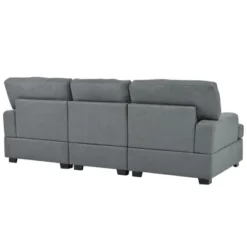 Modern Upholstered 3-Seat Sofa With 4 Pillows-ModernLuxe -Lush Living Store GUEST a1e0f131 914b 40d9 9f3e a535ed6ac762