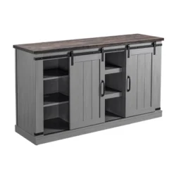Sliding Doors TV Stand For TVs Up To 60" - Home Essentials -Lush Living Store GUEST a223cfb6 14a6 4256 b3e8 a5423be3d170