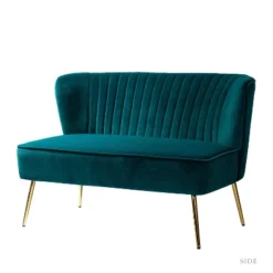 Velvet Nicolas Loveseat Sofa | Karat Home -Lush Living Store GUEST a2aaaf3a 9b5a 48b7 9592 316219852218