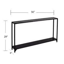 Berton Narrow Metal Console - Aiden Lane -Lush Living Store GUEST a2c54cc3 332d 421b a5eb adf012db8e4b