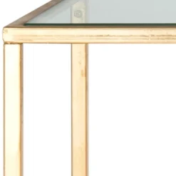 Inga Console Table - Gold/Glass - Safavieh -Lush Living Store GUEST a2dc1c0b d106 41ba 9141 0e59dfff3e6e