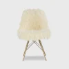 Remy Flokati Chair White - Linon -Lush Living Store GUEST a37b7cc0 e7aa 400c a73e 636788b6bf4a