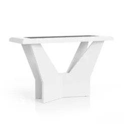 Manke Tempered Glass Top Insert Sofa Table - MiBasics -Lush Living Store GUEST a428db50 36d7 48b8 bbda 70aa7f3d9b53