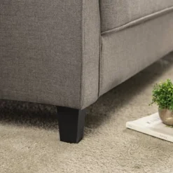 56.7" Sayan Loveseat Sofa With USB Sand Gray - Zinus -Lush Living Store GUEST a5172845 99d2 4c0b 9111 7d7184fae916