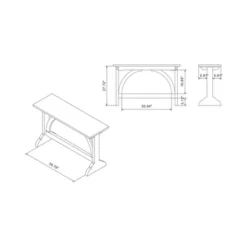Jobrin Double Pedestal Console Table - MiBasics -Lush Living Store GUEST a52d19ba 3d5b 4afb aef0 3808d55c8180