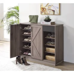 Toski Cabinet Rustic Gray Oak - Acme Furniture -Lush Living Store GUEST a5bc8b85 a940 4770 a6e0 4cb1c266d757