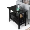 14" Halifax Narrow Side Table Hickory Brown - WyndenHall -Lush Living Store GUEST a5c8be7a e966 45c7 be1c d8f9b47d1eb1