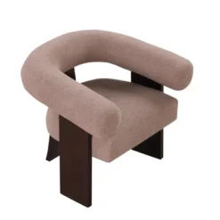 The Curved Wishbone Frame Teddy Velvet Accent Chair-ModernLuxe -Lush Living Store GUEST a62024b5 1463 47ed 983a 3d0e8b4a23f9