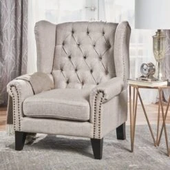 Laird Traditional Winged Accent Chair - Christopher Knight Home