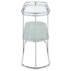 Yarmuth Glam 1 Shelf Sofa Table Chrome - HOMES: Inside + Out -Lush Living Store GUEST a6b43455 5659 497c b702 21b4930d5a05