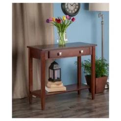 Richmond Console Table With Tapered Leg Walnut Finish - Winsome -Lush Living Store GUEST a6b72985 acb5 4387 a5be bd0ae5b86bc2