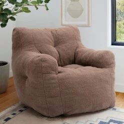 Panpan Bean Bag Chairs With Memory Foam,37" W Faux Fur Teddy Bean Bag Chair,Fluffy Lazy Sofa-The Pop Maison -Lush Living Store GUEST a6f6e109 7353 4620 ab2f acf1f4f12b34
