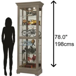 Howard Miller 680637 Howard Miller Martindale Vi Curio Cabinet 680637 Aged Grey -Lush Living Store GUEST a709ae7b f440 45cc b6f4 b2e808a1874d
