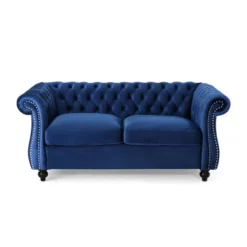 Somerville Traditional Chesterfield Loveseat - Christopher Knight Home -Lush Living Store GUEST a71c480e 9993 42a6 b607 c18e95e644de