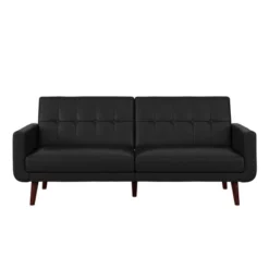 Fiore Modern Futon Faux Leather - Room & Joy -Lush Living Store GUEST a74aa747 430a 4bdd 898e a3f0a2966f9d
